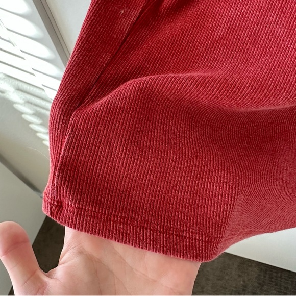 Maroon Ribbed Bodycon Dress - Picture 3 of 4